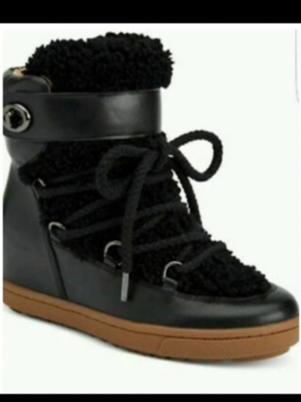 COACH WEDGE BOOTIES